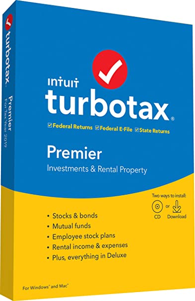Turbotax 2019 Premier Download Mac